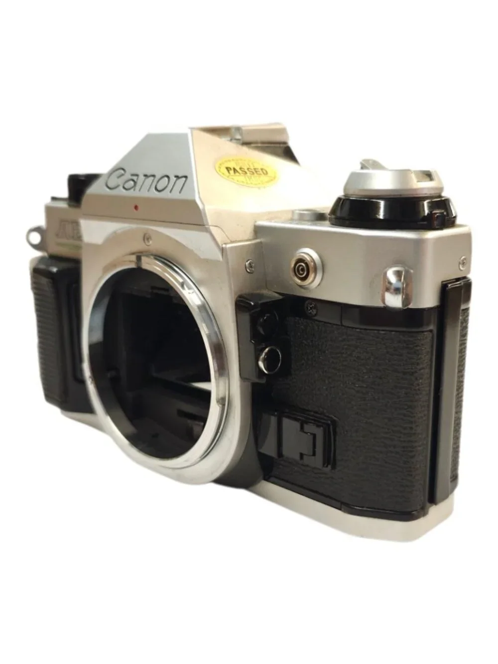 Canon AE-1 Program 35mm Film Black Silver Camera Body TESTED WORKS